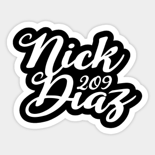 Nick Diaz 209 Sticker